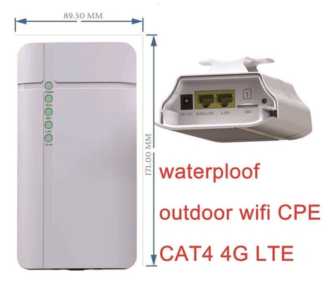 주문 IP 카메라를 위한 방수 야외 LTE 야외 CPE 150Mbps 무선 핫 스폿 라우터 online manufacture