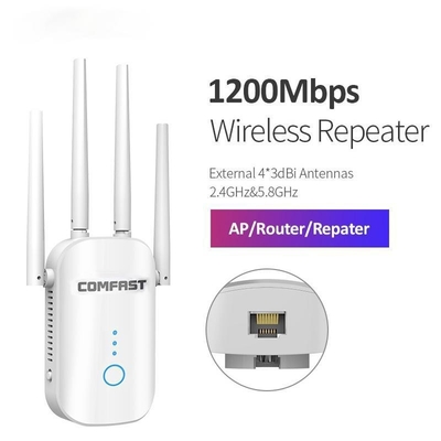 주문 1200Mbps 강력한 와이파이 중계기 2.4G/5GHz 원거리 와이파이 교수 802.11ac online manufacture