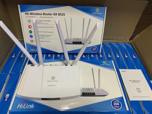 주문 B525 배터리 4 외부 안테나 300mbps는 4G CPE wi-fi 라우터를 열었습니다 online manufacture