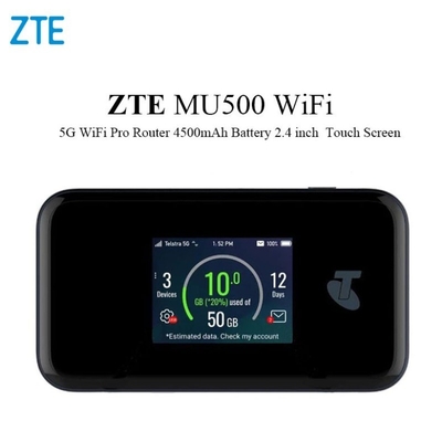 주문 오리지널 ZTE MU500 ZTE 5G Wi-Fi Pro 5G mm & sub 6GHz 4G CAT20 WiFi 6 + LAN 포트 online manufacture