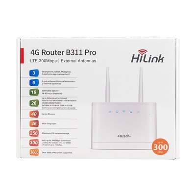 주문 4G 와이파이 라우터 B311 프로 OEM&ODM 와이파이 무선 라우터 4G Lte With Power Bank 무선 라우터 가격 online manufacture