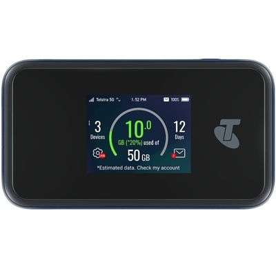 주문 ZTE 5G 와이파이 프로 기능 장치용 MU500 4500mAh 배터리 2.4 인치 컬러 터치 스크린 라우터 최대 30 장치 online manufacture