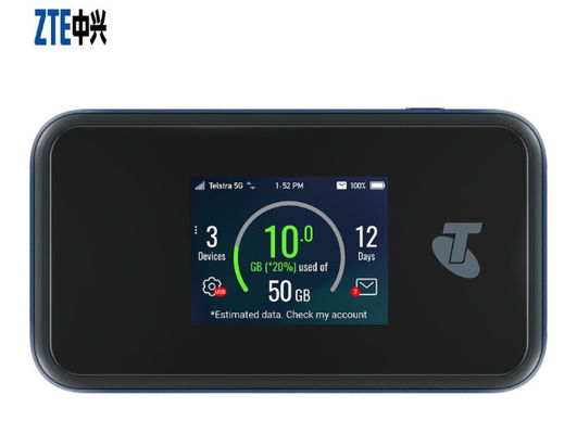 주문 ZTE 5G 와이파이 프로 기능 장치용 MU500 배터리 2.4 인치 컬러 터치 스크린 라우터 최대 30 장치 online manufacture