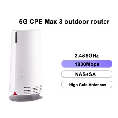주문 5G CPE Max 3 Outdoor Outdoor Mesh Wireless Unlocked LTE 5G CPE Hotspot Router Wifi 6 Routers online manufacture