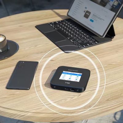 주문 M7 Ultra 5G 밀리미터파 WiFi 7 모바일 핫스팟 라우터, 5.8Gbps 속도 및 2.5G 이더넷 지원 online manufacture