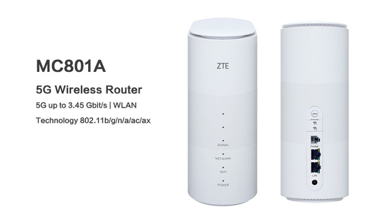 주문 ZTE MC801A 5G 실내 와이파이 CPE 라우터 실내 5g 라우터 100m 언로크된 SIM 카드 online manufacture